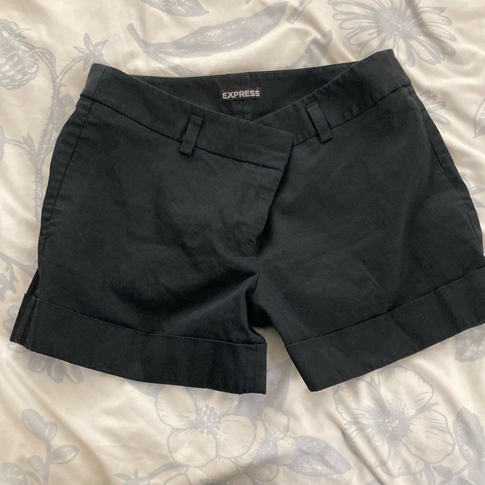 Express Black Dress Shorts Size 2